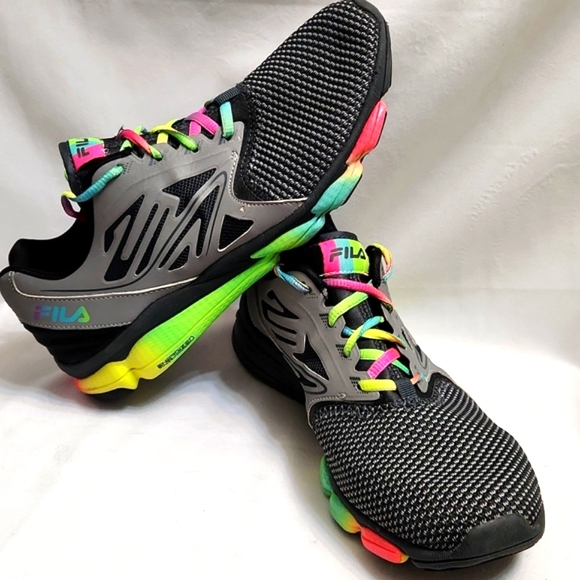 Fila Energized 380 Coolmax Multicolored sneakers (womens size 10) - Picture 2 of 15